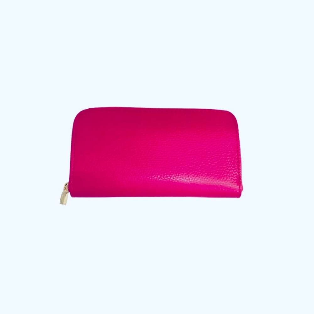 Italian Leather Zip Wallet